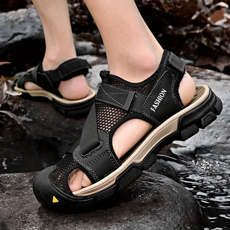 Men's Mesh Anti Collision Sandals Wear resistant Non Slip Outdoor Shoes