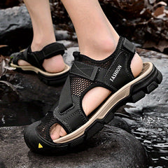 Men's Mesh Anti Collision Sandals Wear resistant Non Slip Outdoor Shoes