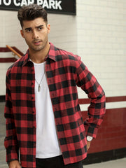 Men's Casual Plaid Shirt