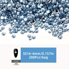 200-3500pcs SS16 Crystal Rhinestones for DIY Crafts Nails Clothes Shoes