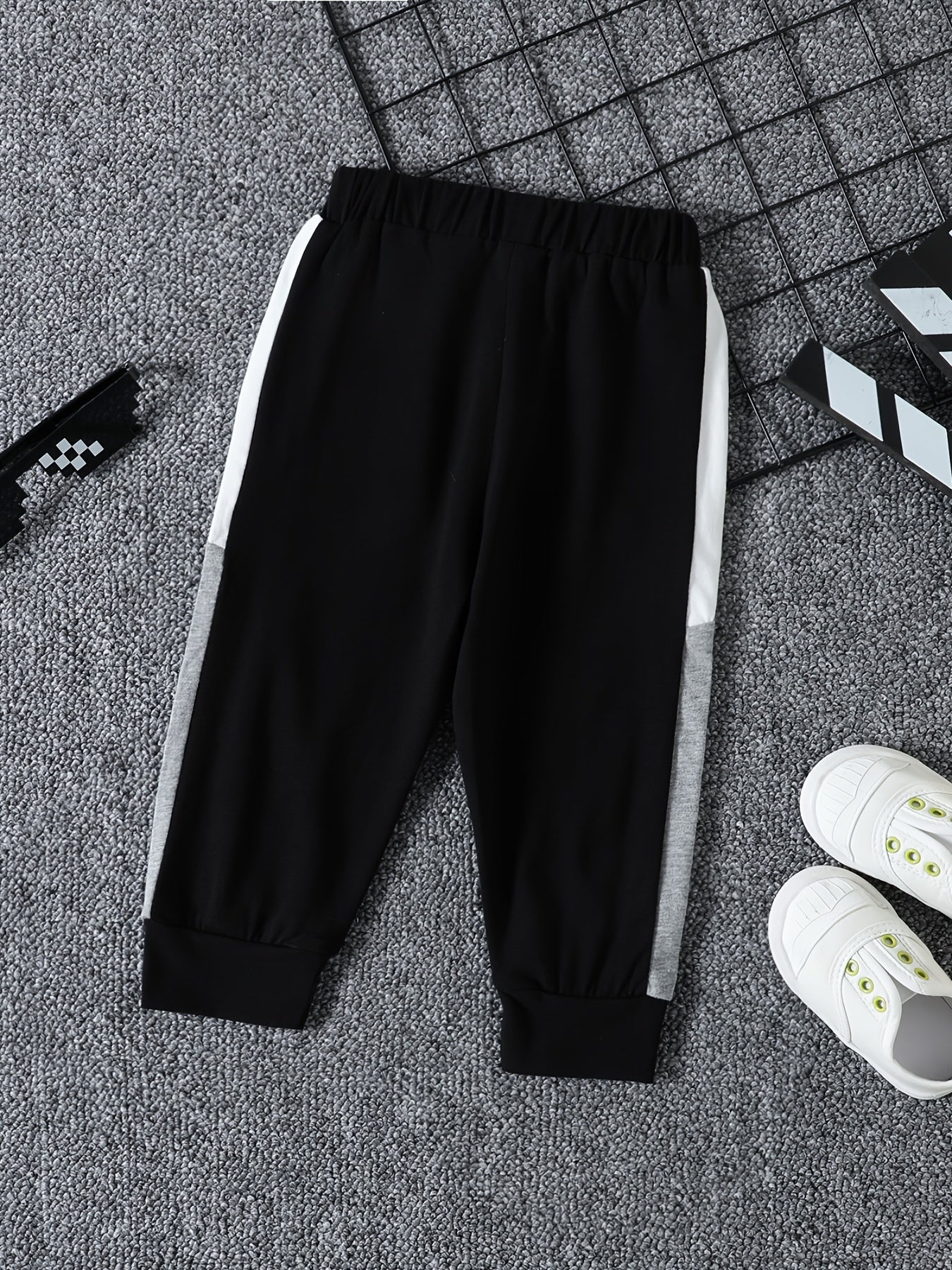 Kids Footed Straight Casual Trousers Baby Boys Sweatpants