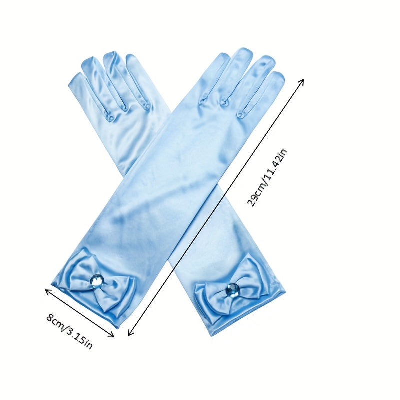 Girls Cosplay Princess Bowknot Gloves