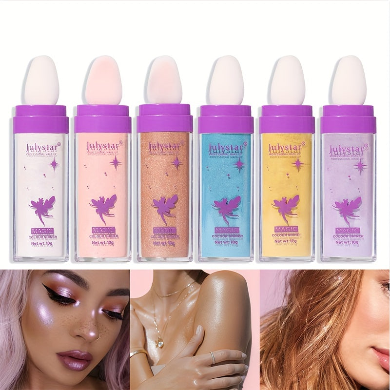 3 Pack Bronze Powder Glitter Body Shimmer Waterproof Makeup