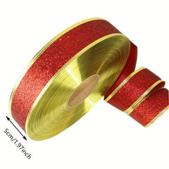 5cm1pc Christmas Ornament Ribbon Indoor Party Decoration Ribbon