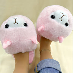 Women's Tie Dye Animal Slippers Cozy Non-slip Indoor Shoes