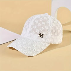 Summer Thin Lace Peaked Cap for Men Women