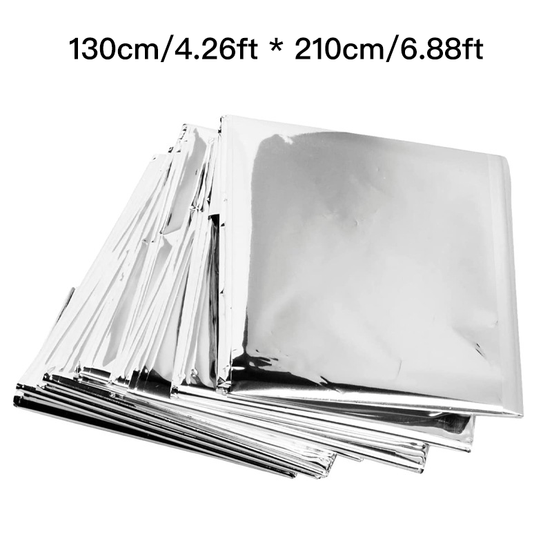 Mylar Thermal Blankets Emergency Survival Camping Hiking