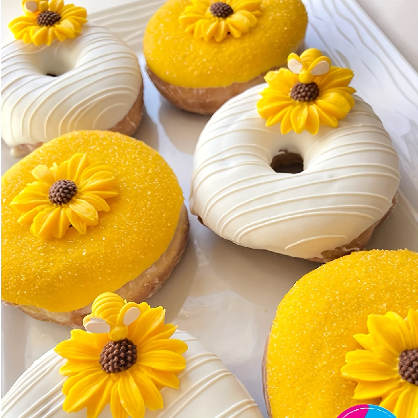Resin Sunflower & Chrysanthemum Silicone Cake Baking Molds