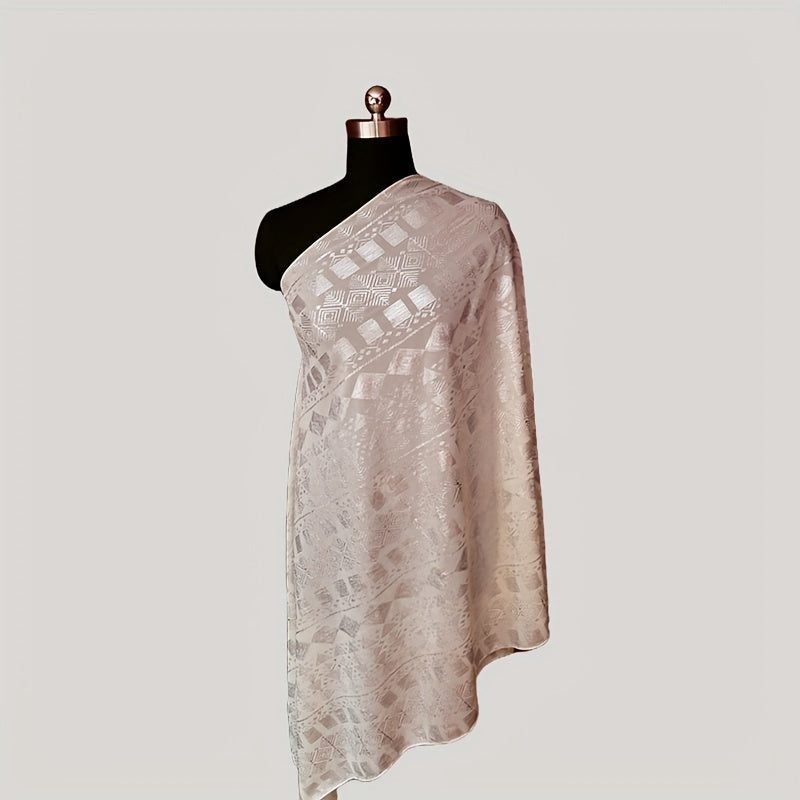 Oversized Chiffon Scarf Classic Hot Stamping Hijab Shawl Women Headscarf
