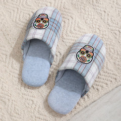 Men's Cartoon Print Non Slip Slippers Indoor Home House Shoes