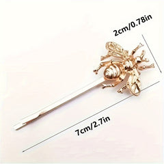 2pcs Little Bee Hairpin Hair Clip Vintage Hair Accessories