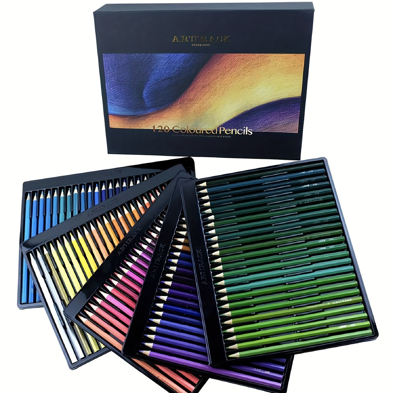 Artist Colored Pencils Set for School Student Art Supplies Kit