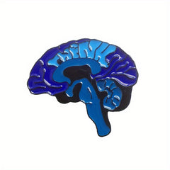 Cartoon Brain Alloy Brooch Jacket Accessories for Girls