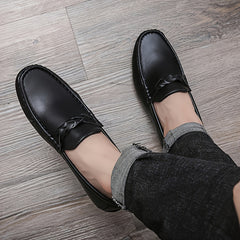 Men's Non-Slip Twist Decor Loafers