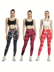 Tie Dye Yoga Pants High Stretch Leggings Women's Activewear