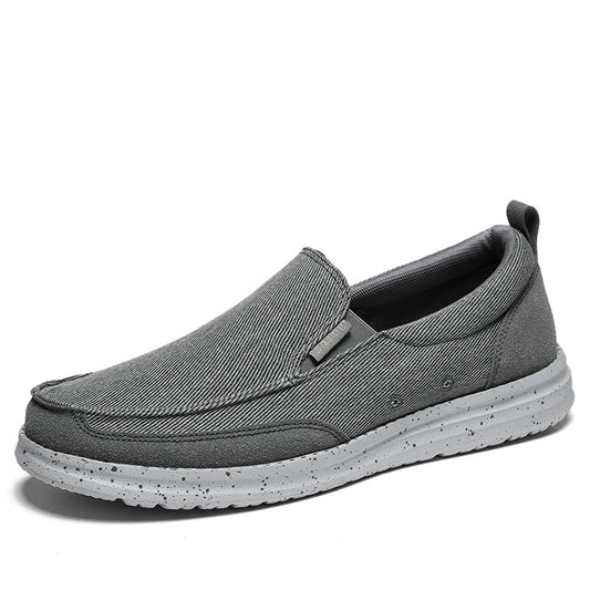 Men's Canvas Loafer Shoes Casual Slip On Lightweight Walking Sneakers