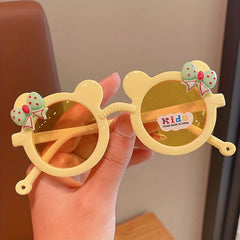 Kids Sunglasses Little Kid Bow Cartoon Girls Sun Protection Sunglasses