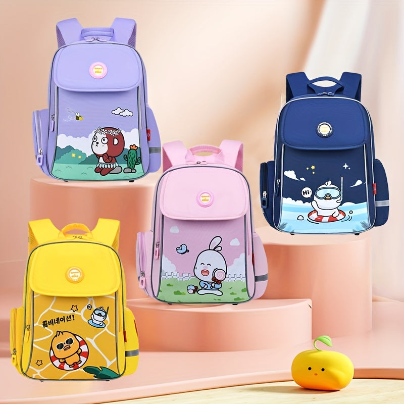 Cartoon Kindergarten Primary School Backpack Spine Protection Bag