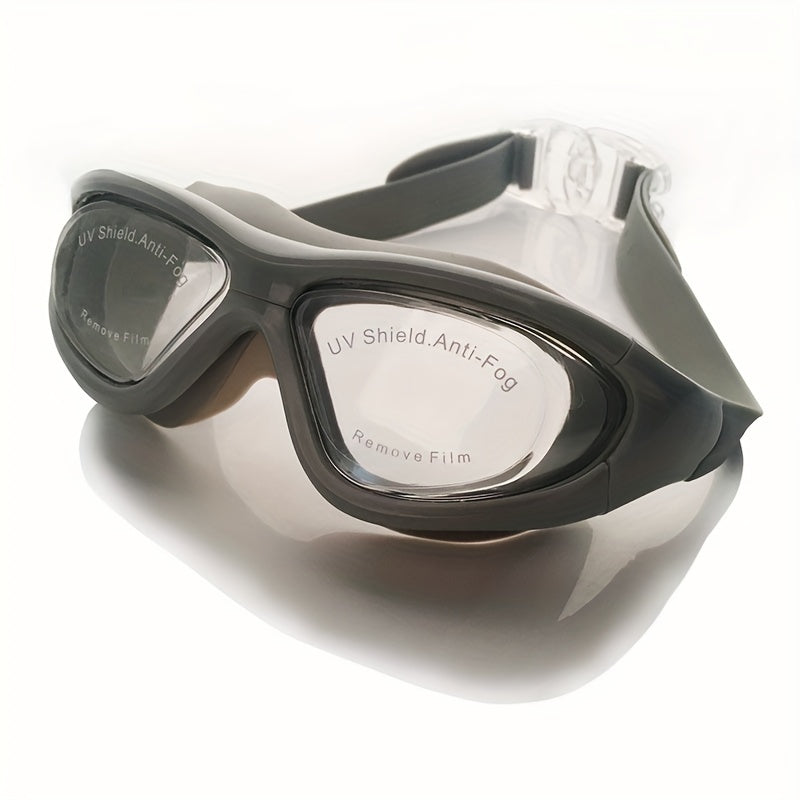 Adult Swimming Goggles Anti fog Large Frame High Definition Goggles
