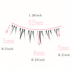 5 Pairs Wispy Lower Lashes False Eyelashes