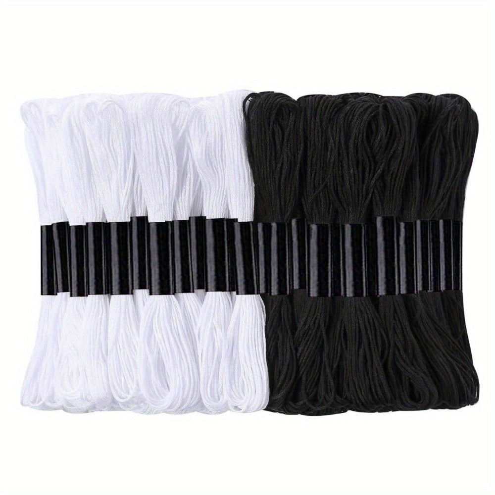 24 Skeins Cross Stitch Threads And Cotton Embroidery Floss