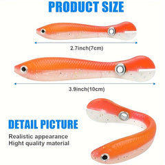 5pcs Bionic Fishing Lure Soft Lure Freshwater Saltwater Tackle