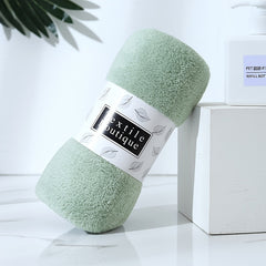 Coral Velvet Bath Towel Thick Water Absorbent Hairless Adult Gift Beach Towel