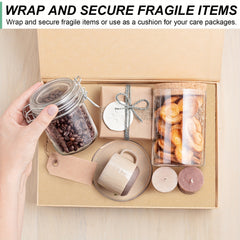Brown Kraft Paper Roll 38" x 1016" - Packing, Gift Wrapping, Wall Art