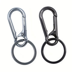 Metal Keychain For Men And Women Anti Lost Key Chain Keyring Buckle