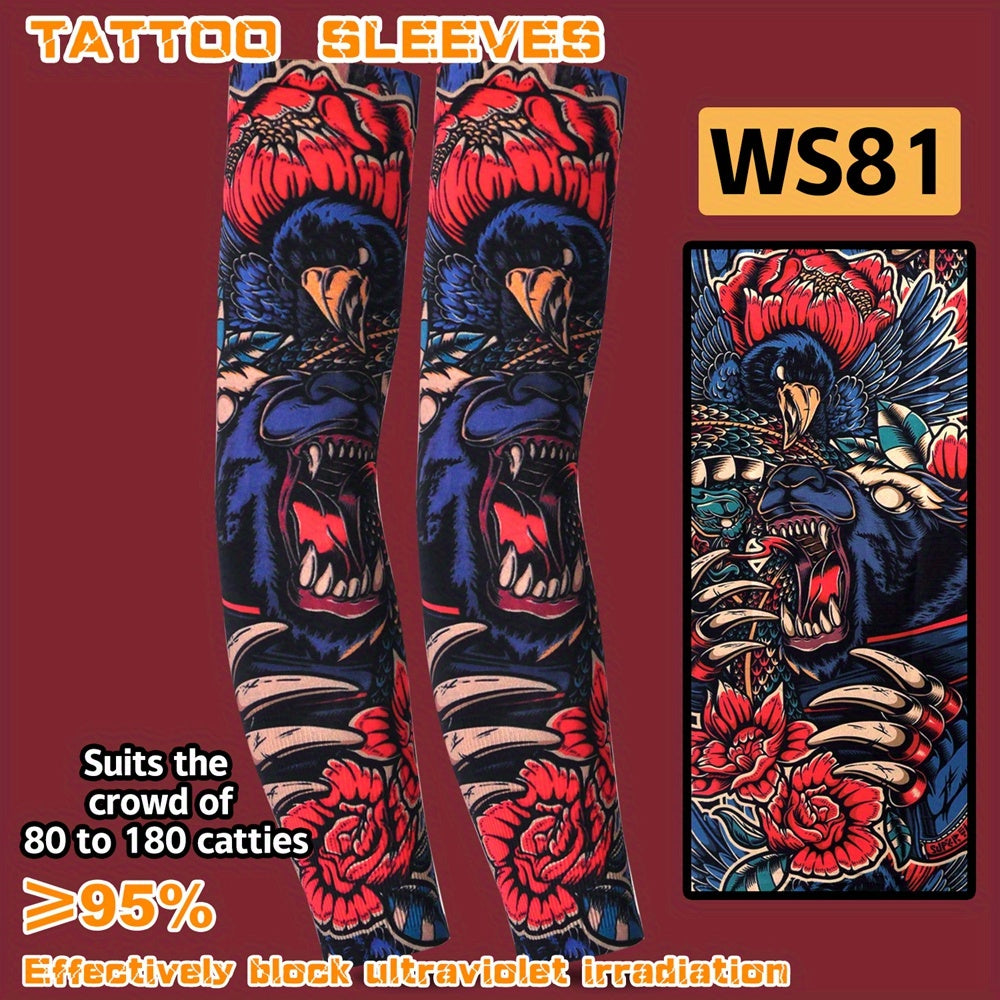 Thickened Sun Protection Cooling Sleeve Tattoo Cover Sleeves
