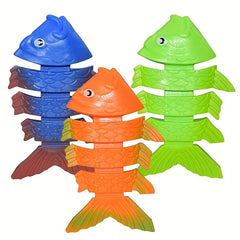 Fun Diving Toy Set - Fish Bone, Dolphin, Seahorse, Octopus