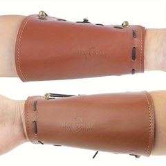 1pc Armguard Protector Cowhide Archery Arm Guard