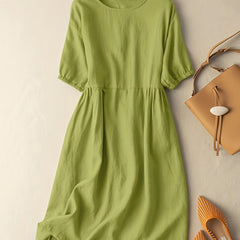 Casual Short Sleeve Dress Spring Summer Women's Clothing