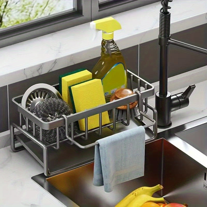 Kitchen Sink Storage Rack Sponge Holder Organizer Drain Rack
