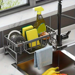 Kitchen Sink Storage Rack Sponge Holder Organizer Drain Rack