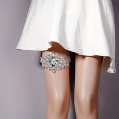 Bridal Wedding Leg Belt Jewelry Lace Elastic Sock Strap