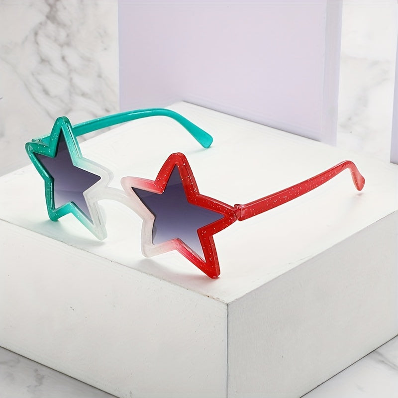 Men's Pentagram Sunglasses UV Protection for Outdoor Party