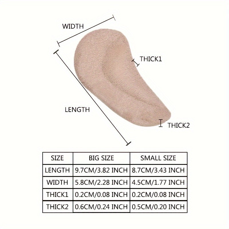 2pcs Arch Support Insole For Valgus Splayfoot, Order Size Up