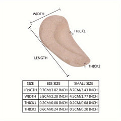 4pcs Arch Support Correction Insole Silicone Insoles For Valgus Splayfoot