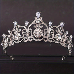 Wedding Crown For Bride Tiaras Rhinestone Hair Jewelry Crystal Hair Accessories