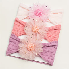 Mesh Flowers Headband for Baby Girls