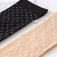 Polka Dot Jacquard Socks Women's Mid Tube Stockings
