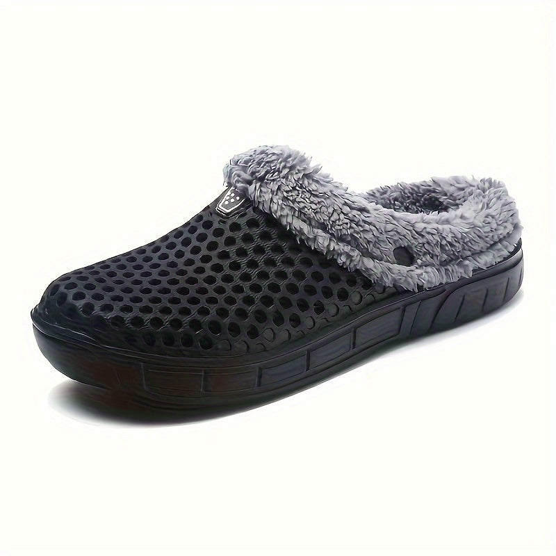 Women's Winter Clogs Plush Inner Comfort Slippers Indoor Outdoor Garden Slippers