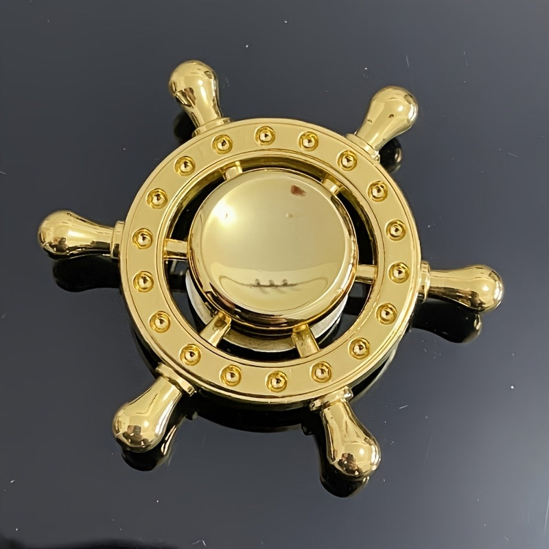 Zinc Alloy Finger Spinner Golden Toy Office Leisure Ideal Gift