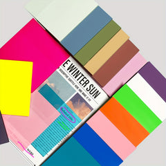 6 Packs Transparent Sticky Note Pads Bright Colors