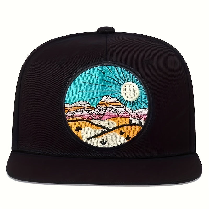 Men's Sunset Baseball Cap Outdoor Adjustable Casual Hat Hip Hop Hat