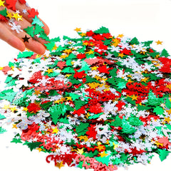 Christmas Table Confetti Set - Santa, Snowflakes, Elk, Letters, Tree