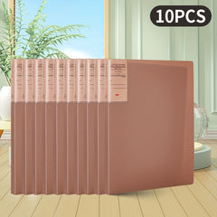 10pcs A4 Plastic File Folder School Office Supplies