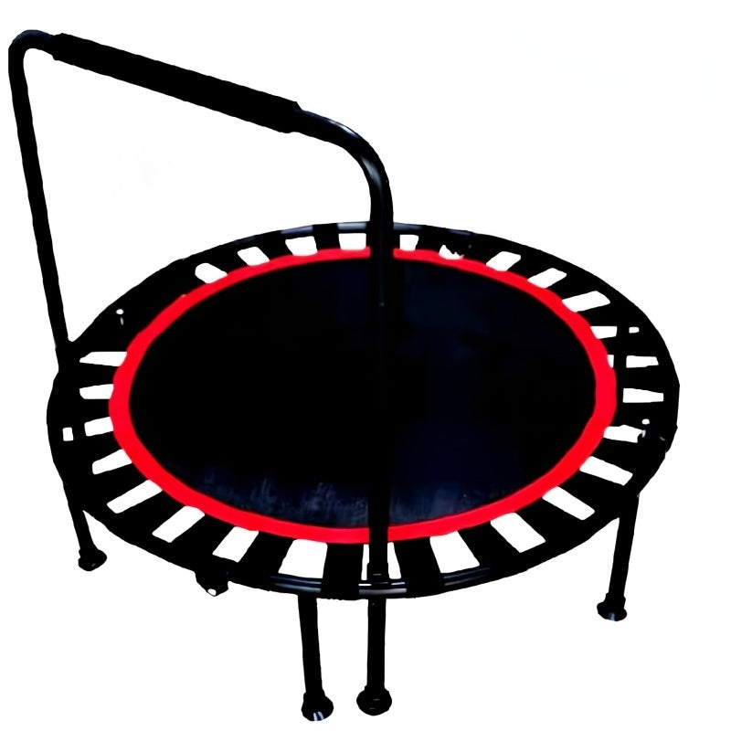 36" Round Foldable Trampoline With Armrest Gift Indoor Children's Bouncing Bed