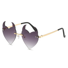 Abnormal Party Rimless Sunglasses for Women
